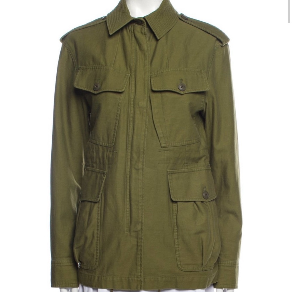 Women’s Olive Military Jacket